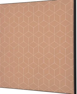 SHOWDOWN Hexagon Textielen Wanddecoratie Multikleur Aluminium