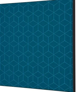 SHOWDOWN Hexagon Textielen Wanddecoratie Multikleur Aluminium