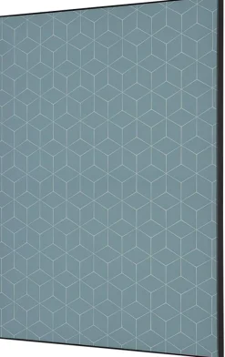 SHOWDOWN Hexagon Textielen Wanddecoratie Multikleur Aluminium