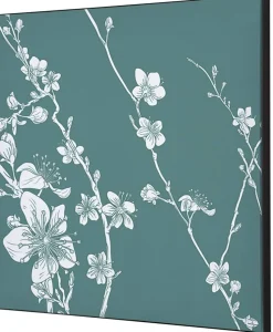 SHOWDOWN Japanese Blossom Textielen Wanddecoratie Multikleur Aluminium
