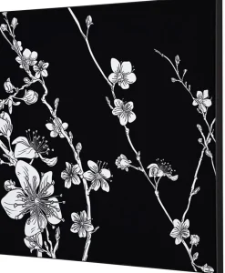 SHOWDOWN Japanese Blossom Textielen Wanddecoratie Multikleur Aluminium