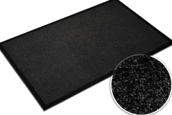 Sky Droogloopmat Monochrome High-Twist nylon, polyamide Zwart 1800 x 1200 mm