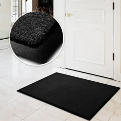 Sky Droogloopmat Monochrome High-Twist nylon, polyamide Zwart 2000 x 2000 mm