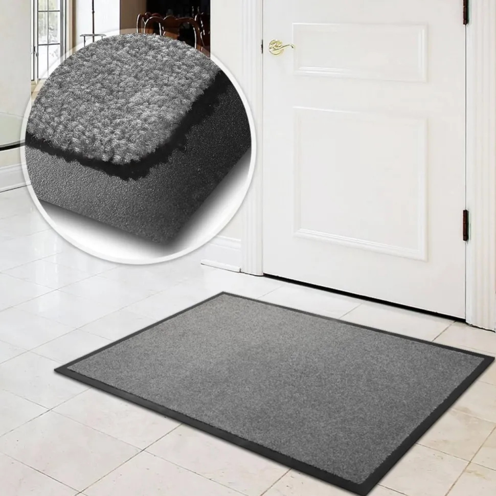 Sky droogloopmat Monochrome High-Twist Nylon, Polyamide Zilver 1200 x 900 mm