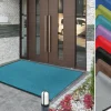 Sky droogloopmat Monochrome High-Twist Nylon, Polyamide Turquoise 900 x 600 mm