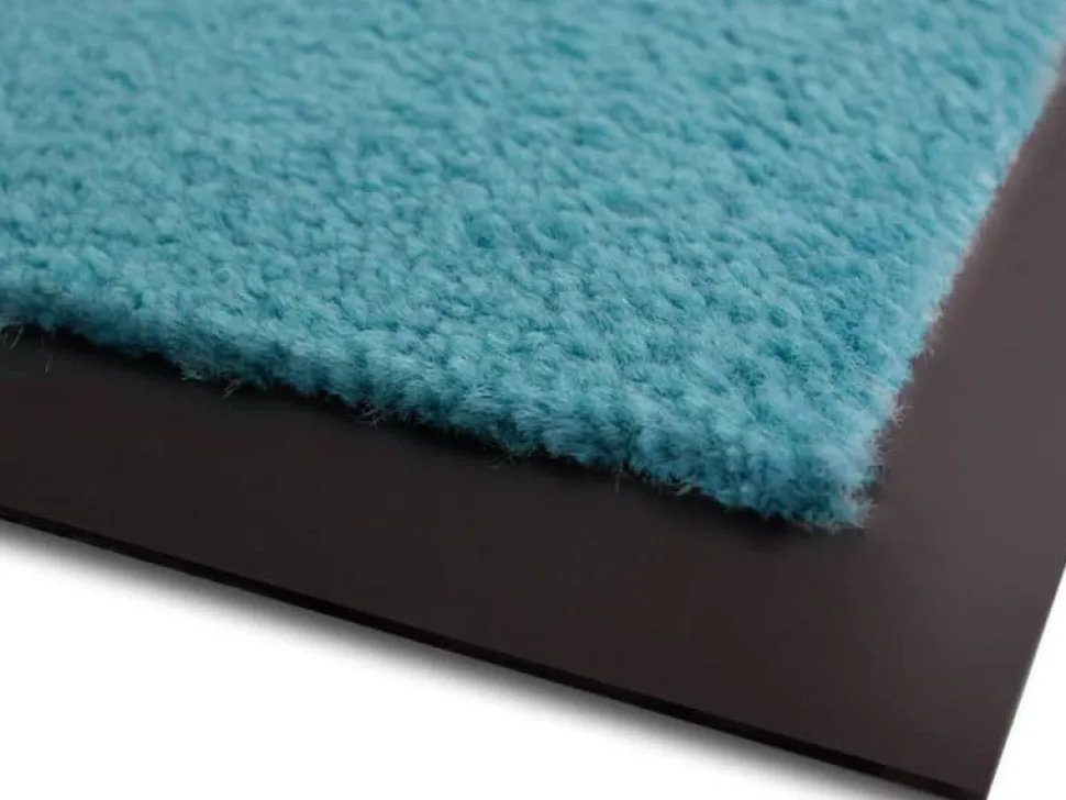 Sky droogloopmat Monochrome High-Twist Nylon, Polyamide Turquoise 900 x 600 mm