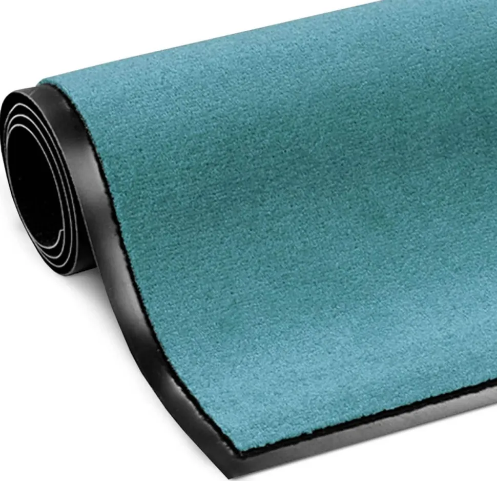 Sky droogloopmat Monochrome High-Twist Nylon, Polyamide Turquoise 1500 x 900 mm