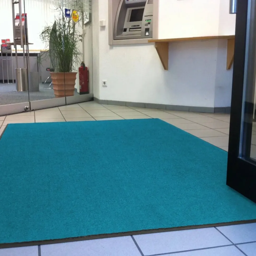 Sky droogloopmat Monochrome High-Twist Nylon, Polyamide Turquoise 1500 x 900 mm