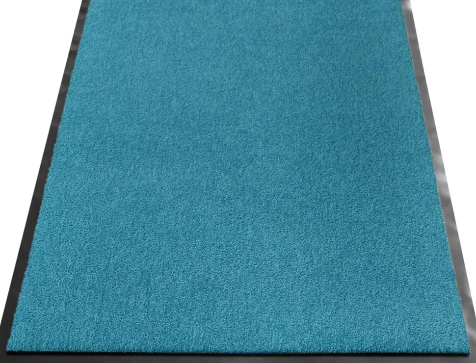 Sky droogloopmat Monochrome High-Twist Nylon, Polyamide Turquoise 1500 x 900 mm