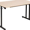 Sodematub Fliptop tafel Ahorn Staal 120 x 80 x 74 mm