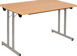 Sodematub Fliptop tafel Beuken Staal 120 x 80 x 74 mm