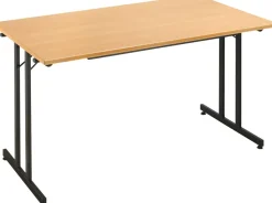 Sodematub Fliptop tafel Beuken Staal 140 x 80 x 74 mm