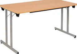 Sodematub Fliptop tafel Beuken Staal 140 x 70 x 74 mm