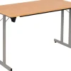 Sodematub Fliptop tafel Beuken Staal 120 x 70 x 74 mm