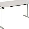 Sodematub Fliptop tafel Grijs Staal 140 x 70 x 74 mm