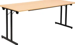 Sodematub Rechthoekig Vouwtafel TPMU188 Beuken Hout Zwart 1.800 x 800 x 740 mm