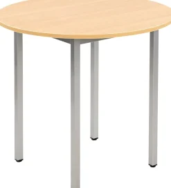 Sodematub Ronde tafel Eiken Staal 800 x 740 mm