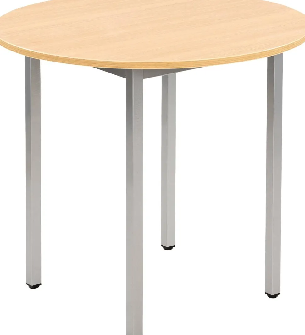 Sodematub Ronde tafel Eiken Staal 800 x 740 mm