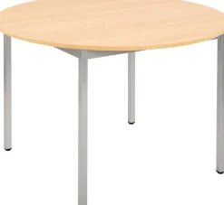 Sodematub Ronde tafel Eiken Staal 1,100 x 740 mm