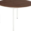 Sodematub Ronde tafel Walnoot Staal 1,100 x 740 mm