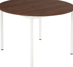 Sodematub Ronde tafel Walnoot Staal 1,100 x 740 mm