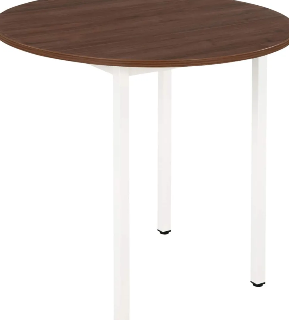 Sodematub Ronde tafel Walnoot Staal 800 x 740 mm
