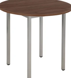 Sodematub Ronde tafel Walnoot Staal 800 x 740 mm