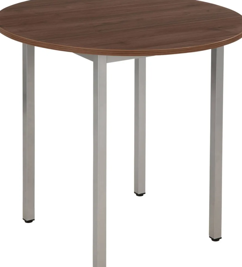 Sodematub Ronde tafel Walnoot Staal 800 x 740 mm