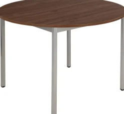 Sodematub Ronde tafel Walnoot Staal 1,100 x 740 mm