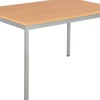 Sodematub Tafel Beuken Staal 1,200 x 800 x 740 mm