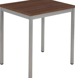 Sodematub Tafel Walnoot Staal 700 x 600 x 740 mm
