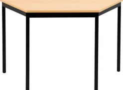 Sodematub Trapeziumvormig Trapeziumvormige tafel Zwart IJzer Zwart 1.200 x 600 x 740 mm