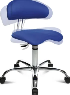 TOPSTAR Bureaustoel Sitness 40 Blauw 440 x 400 x 510 mm