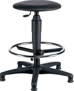 TOPSTAR Draaikruk Kunstleder Zonder armleuning In hoogte verstelbare zitting Zwart 110 kg TEC 60/60C