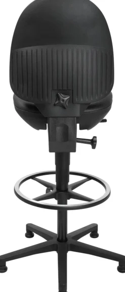 TOPSTAR Draaikruk Permanent Contact Kunstleder Zonder armleuning Zwart 110 kg TEC 50C