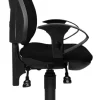 TOPSTAR Ergonomische stoel Permanent Contact Stof In hoogte verstelbare armleuning Zwart 110 kg Point 70