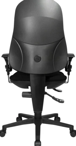TOPSTAR Ergonomische stoel Permanent Contact Stof In hoogte verstelbare armleuning Zwart 110 kg Point 70