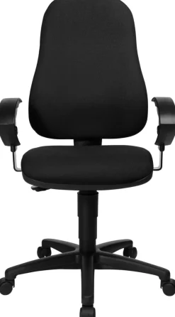 TOPSTAR Ergonomische stoel Permanent Contact Stof In hoogte verstelbare armleuning Zwart 110 kg Point 60