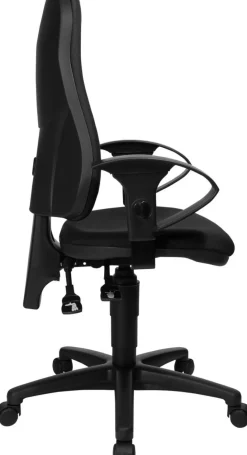 TOPSTAR Ergonomische stoel Permanent Contact Stof In hoogte verstelbare armleuning Zwart 110 kg Point 60