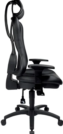 TOPSTAR Head Point RS Ergonomische stoel Synchroonmechanisme Kunstleer In hoogte verstelbare armleuning In hoogte verstelbare zitting Zwart 110 kg