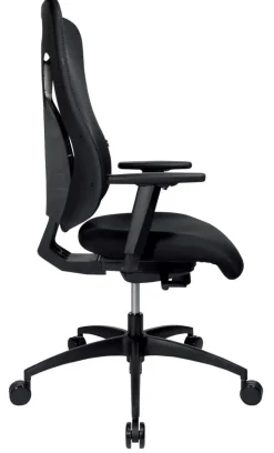 TOPSTAR Net Pro 110 Ergonomische stoel Synchroonmechanisme In hoogte verstelbare armleuning In hoogte verstelbare zitting Zwart 110 kg