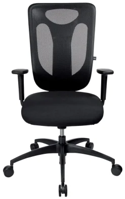 TOPSTAR Net Pro 110 Ergonomische stoel Synchroonmechanisme In hoogte verstelbare armleuning In hoogte verstelbare zitting Zwart 110 kg