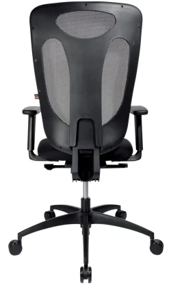 TOPSTAR Net Pro 110 Ergonomische stoel Synchroonmechanisme In hoogte verstelbare armleuning In hoogte verstelbare zitting Zwart 110 kg