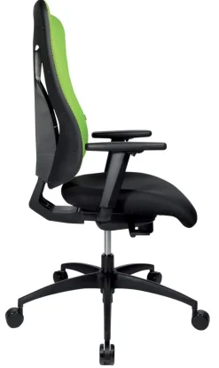 TOPSTAR Net Pro 110 Synchro Ergonomische stoel Synchroonmechanisme In hoogte verstelbare armleuning In hoogte verstelbare zitting Groen, zwart 110 kg