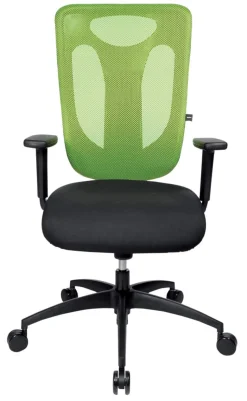 TOPSTAR Net Pro 110 Synchro Ergonomische stoel Synchroonmechanisme In hoogte verstelbare armleuning In hoogte verstelbare zitting Groen, zwart 110 kg