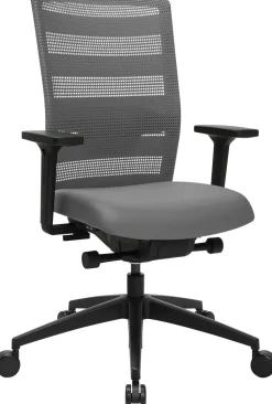 TOPSTAR Sitness Airwork Bureaustoel In hoogte verstelbare armleuning Grijs 110 kg PA30OMT3CX3