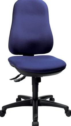 TOPSTAR Support SY Ergonomische stoel Synchroonmechanisme Zonder armleuning In hoogte verstelbare zitting Blauw 110 kg