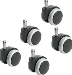 TOPSTAR wielen voor harde vloeren Design grijs 5 stuks