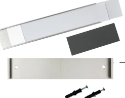 Ultradex Deurbord Met schroeven Aluminium 18 x 3,6 cm 314577