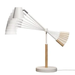 Unilux Bureaulamp Vicky Bruin, wit